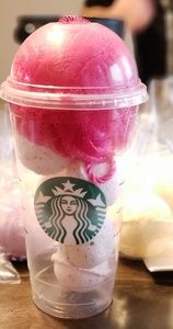Starbucks cup of bath bombs